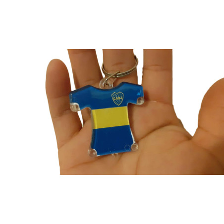 20 Llaveros Camiseta Boca Jrs. Personalizados