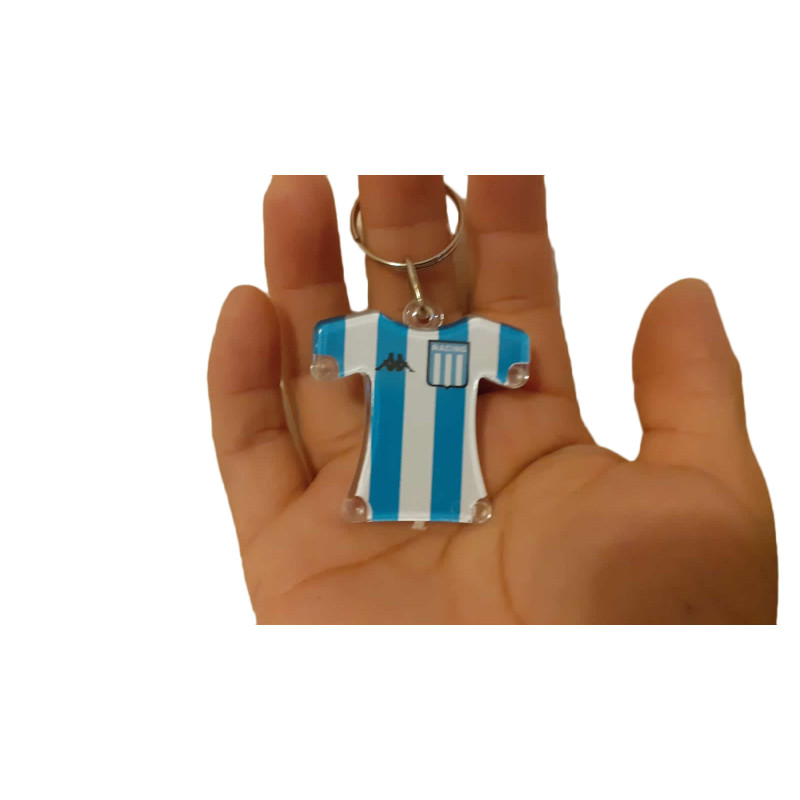 20 Llaveros Camiseta Racing Personalizados