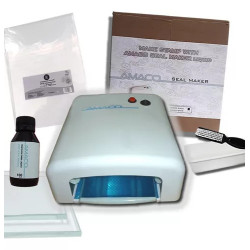 Insoladora UV Amaco Seal Maker + Kit de Insumos + 5 Sellos