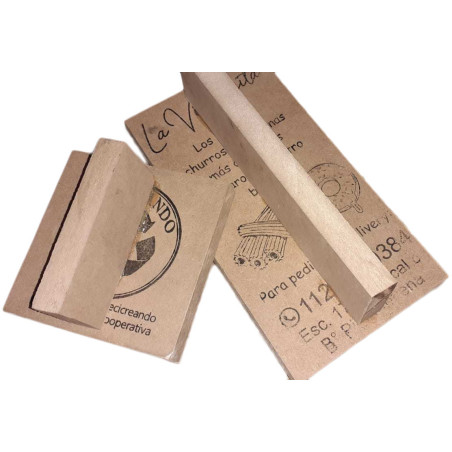 Sello 10x10 Cm. de Madera Personalizado