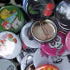 100 Botones Publicitarios 25 Mm. Unidades Personalizados Souvenirs - Casamientos - Pins