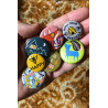 Llaveros Pins Botones Publicitarios 55 Mm. 100 unidades