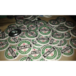 Botones Publicitarios - Pins Prendedores Publicidad 55mm.