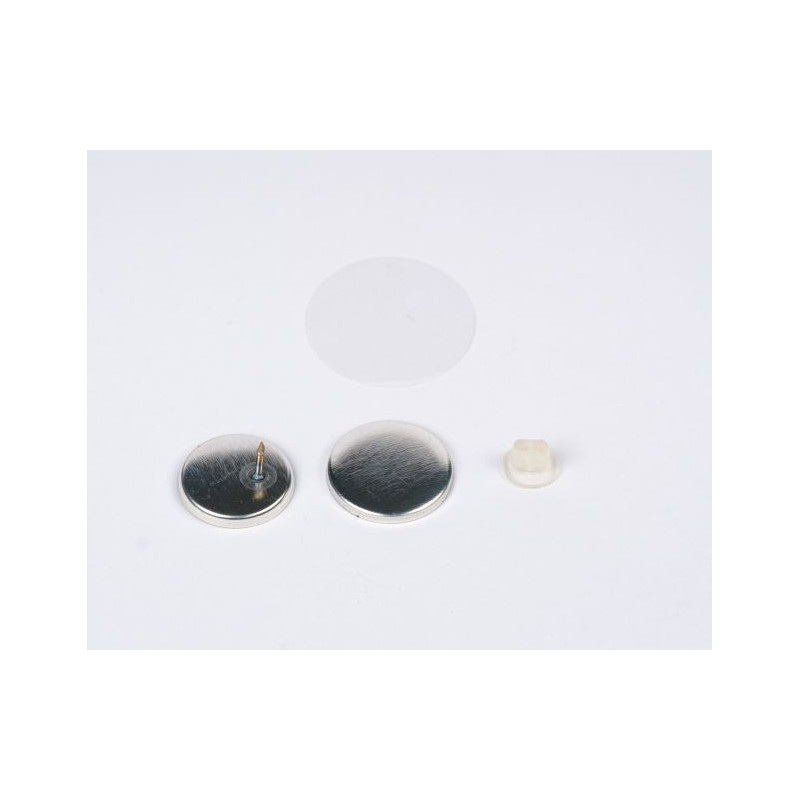 100 Insumos Simil Pin 25mm. Con Snap Siliconado  Botones Publicitarios Llavero Para Armar