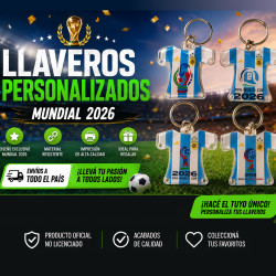 llaveros mundial 2026 argentina