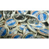 50 Botones Publicitarios 25 Mm. Unidades Personalizados Souvenirs - Casamientos - Pins