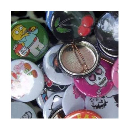 50 Botones Publicitarios 25 Mm. Unidades Personalizados Souvenirs - Casamientos - Pins