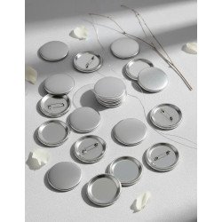 100 Insumos 58 mm. Botones Publicitarios Pin con Alfiler Para Armar Importadas