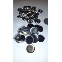 100 Insumos 32 mm. Botones Publicitarios Pin con Alfiler Para Armar Ibi Craft