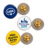 Pins Resinados 20 mm. Metalicos Personalizados Con Dome Redondos