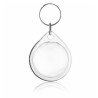 llavero cristal redondo de 33 mm  Sin impresión - Llaveros acrilicos