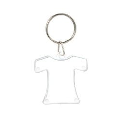 llavero cristal camiseta  Sin impresión - Llaveros acrilicos