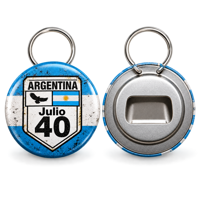 Llavero Destapador Personalizado Pin 55 mm – 100 Unidades